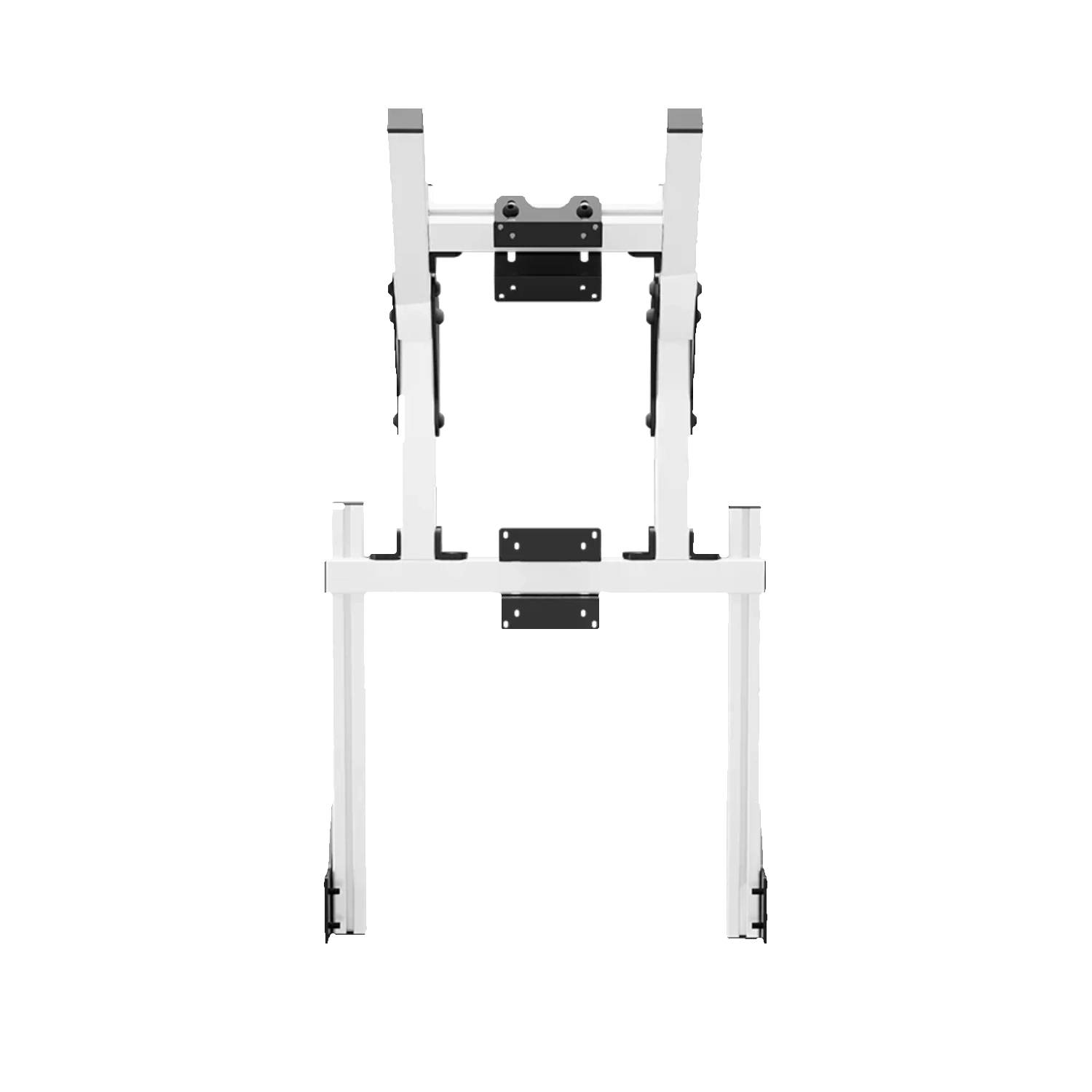 Simgasm Core Integrated Dual Monitor Stand: height adjustment for two cockpit-mounted screens